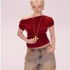 Summer Bottoming Inner Wear Off-shoulder High-end Top
