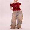 Summer Bottoming Inner Wear Off-shoulder High-end Top