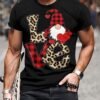 Men's 3D Fashion T-shirt, Casual Round Neck, Polyester, Printed Pattern, Regular Pattern, Knitted Fabric, Novelty Clothing