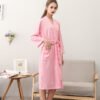 Women's Thin Couple's Nightgown Three Quarter Sleeve Bathrobe