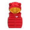 Children Warm Down Vest Autumn Baby Boys Girls Sleeveless Waistcoat Kids Outerwear Vests Children Hooded Jackets