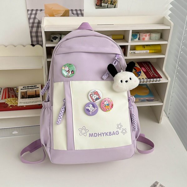 Junior And Middle School Students Large Capacity Computer Travel Backpack