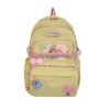 Large Capacity Contrast Color Junior High School University Style Travel Backpack