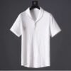 Leisure Suit Summer Loose Short Sleeve Top And Drawstring Trousers Fashion Mens Clothing