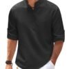 Stand Collar Button Shirt Summer Pineapple Texture Shirt Casual Top Men's Clothing