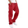 Men's Workwear Drawstring Multi-pocket Casual Pants