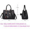 Handbags Fashionable Women's Handbags For Ladies Flower Pattern Crossbody Bags Splicing Color Shoulder Bags