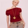 Summer Bottoming Inner Wear Off-shoulder High-end Top