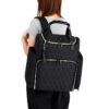 Large Capacity Nail Polish Cosmetic Bag Double Layer Nail Art Storage Tote Shoulders