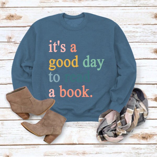 Women's Casual Fashion Letter Print Round Neck Bottoming Sweatshirt