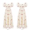 Summer Seaside Vacation French Dress Women